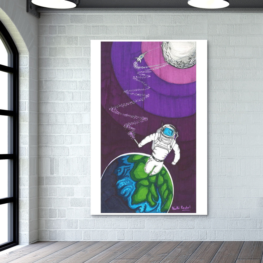 Spaceman Wall Art