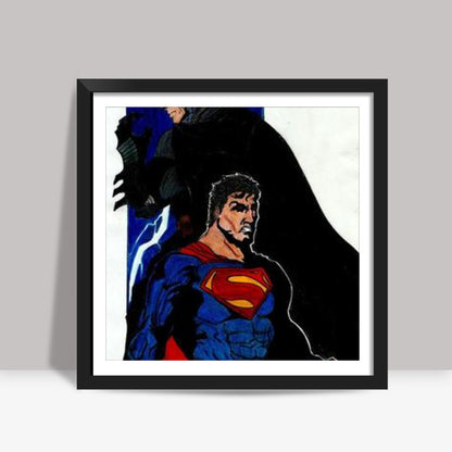 Batman V Superman Square Art Prints