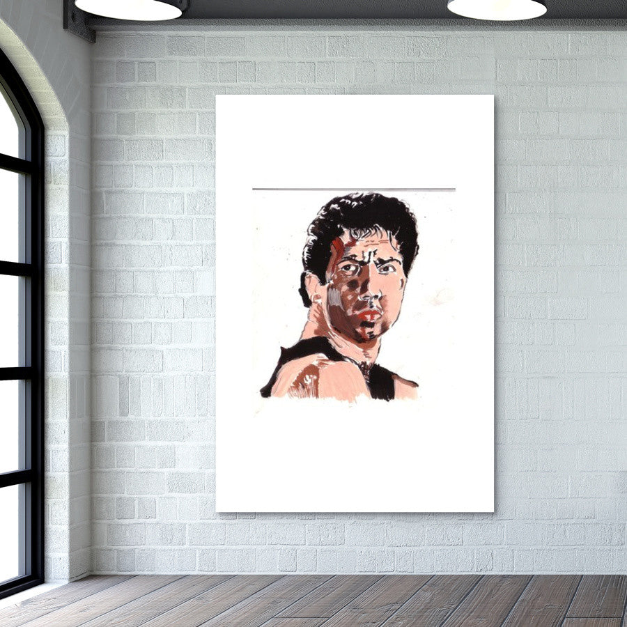 RAGE is a part of couRAGE- Sunny Deol Wall Art