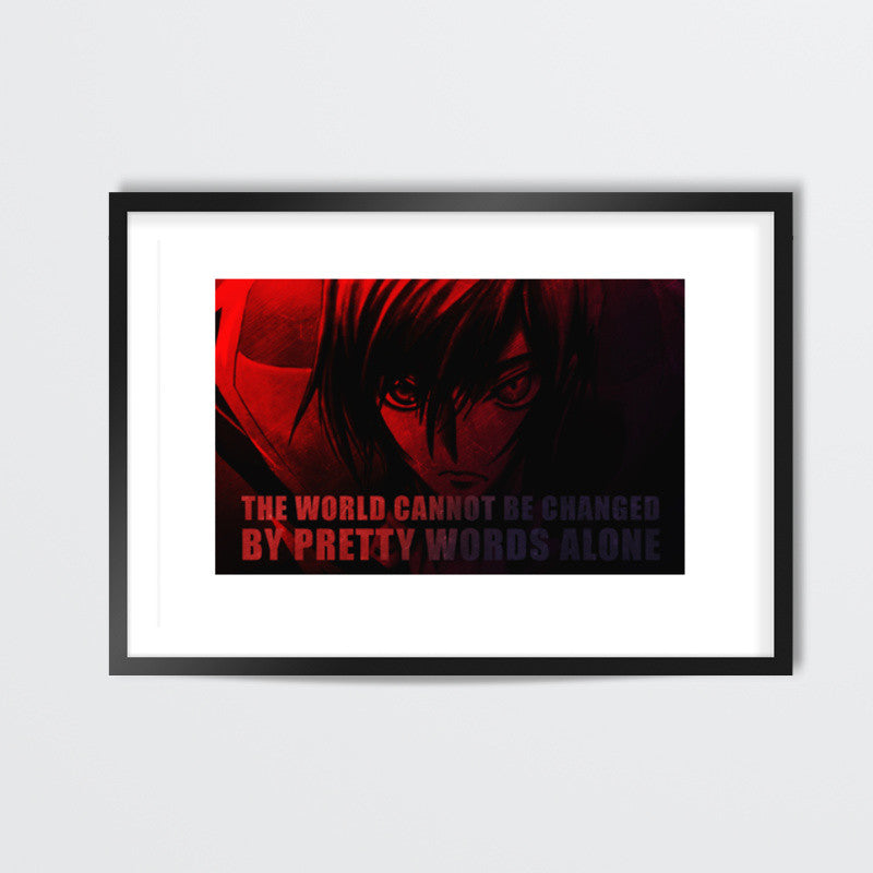 poster code geass zero Wall Art