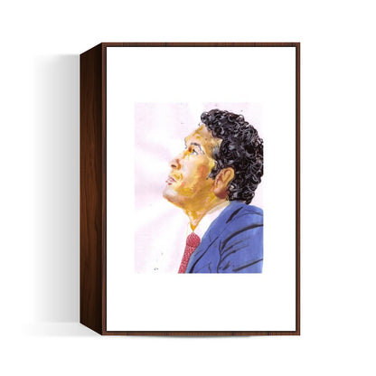 Sachin Tendulkar, the master blaster believes in looking up rather than giving up Wall Art