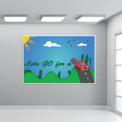 GO ride Wall Art