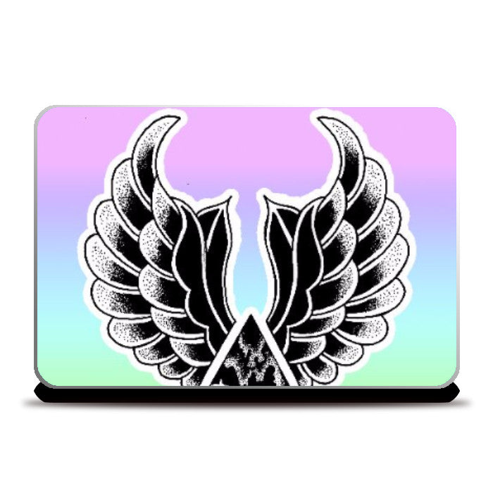 Laptop Skins, Wings Drawing Cosmic Laptop Skin