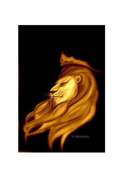 The King  Leo Art PosterGully Specials