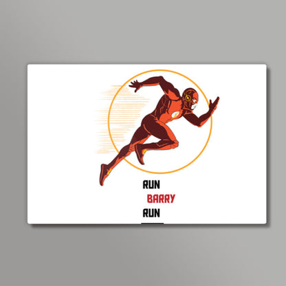 RUN BARRY RUN, THE FLASH, HARRISON WELLS QUOTES, DC COMICS WALL ART Wall Art