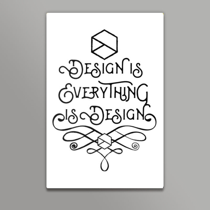 Design is Everything is Design Wall Art