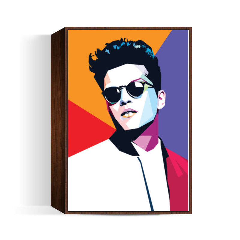 Bruno Mars Minimal Design Wall Art