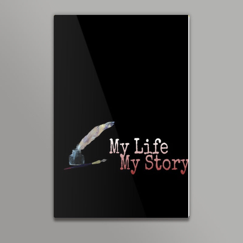 My story Notebook Wall Art