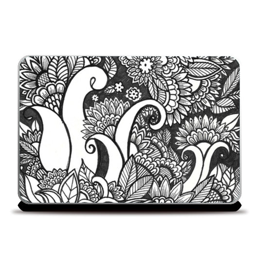 Floral Chaos Laptop Skins