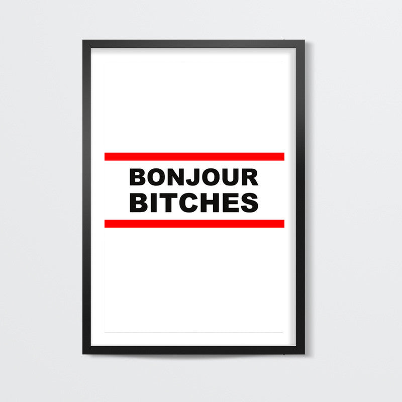 Bonjour Wall Art