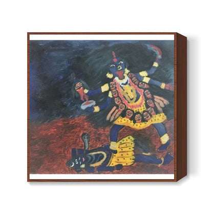 Goddess Kali - Destroyer of Evil | Oil Painting | Square Art Prints