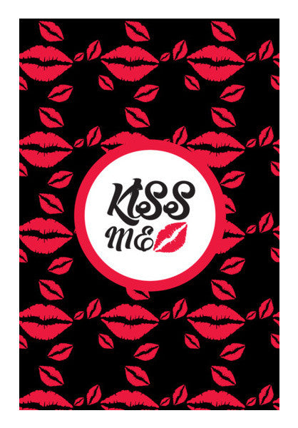 Kiss Pattern Kiss Me  Art PosterGully Specials