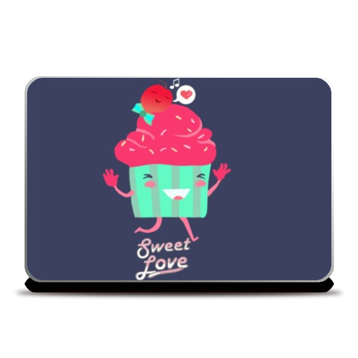 Laptop Skins, Sweet Love Cupcake Laptop Skin