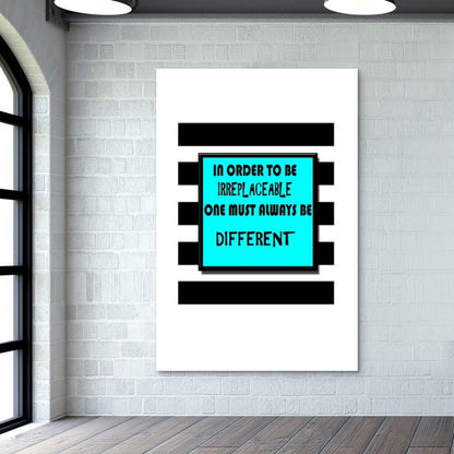 Be Diffrent Wall Art