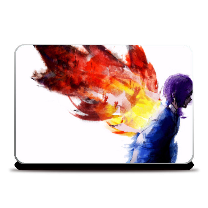 Laptop Skins, Watercolor Tokyo Ghoul Laptop Skin | Rahul Trivedi, - PosterGully