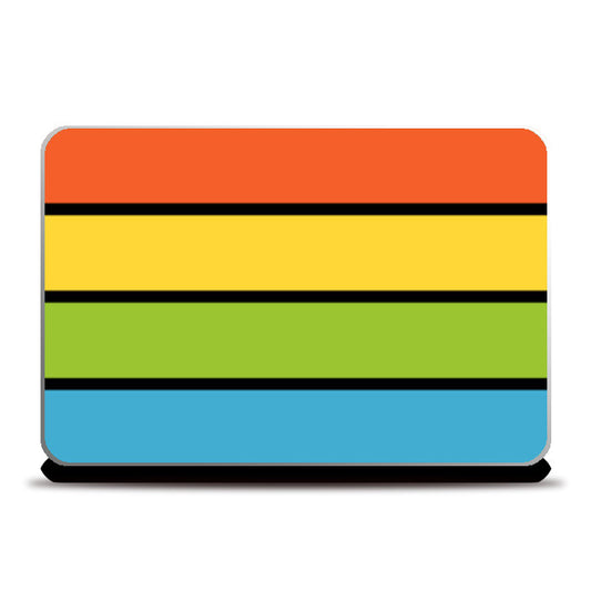 Colorful Stripes Laptop Skins