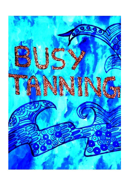 Busy Tanning Wall Art