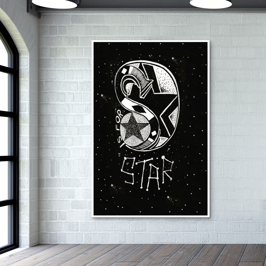 S is for STARS Wall Art