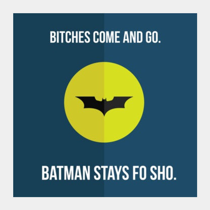 Square Art Prints, BATMAN QUOTES