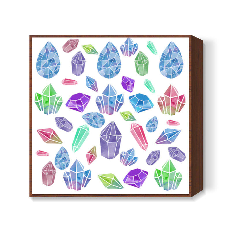 Brittle Bling Square Art Prints