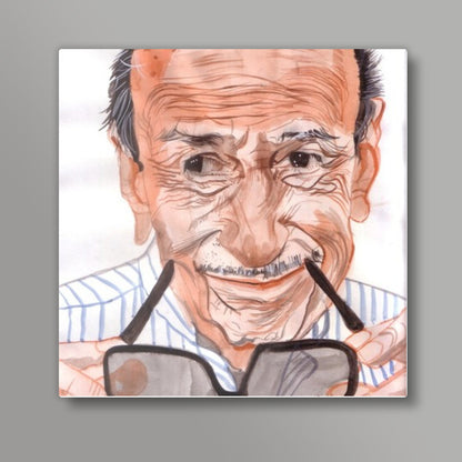 Tarak Mehta was a wonderful writer Square Art Prints