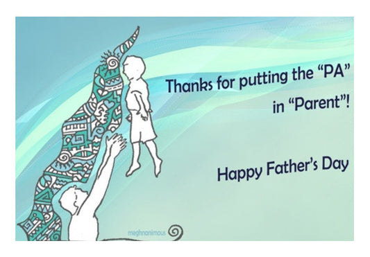 Father's Day Zenscrawl Art PosterGully Specials