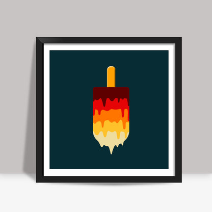 ice cream Square Art Prints