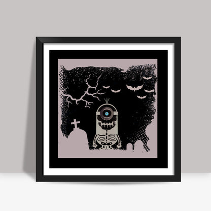 Halloween Minion Square Art Prints