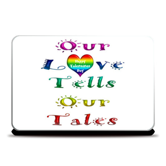 Laptop Skins, Rainbow Love Tales Laptop Skins