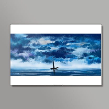 The Solitary Boat Wall Art