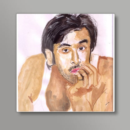 Ranbir Kapoor is a talented actor Square Art Prints