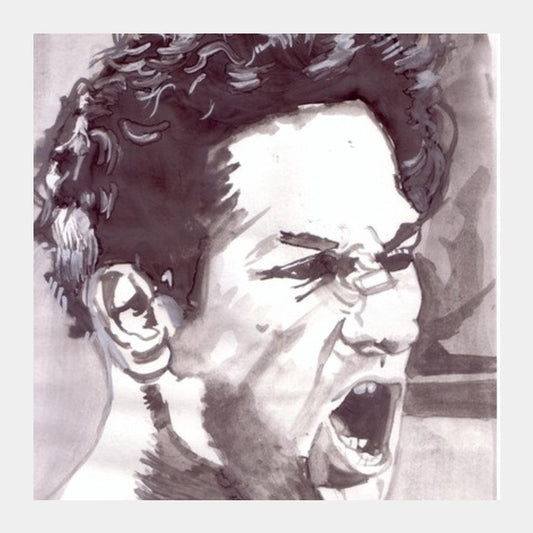 Hollywood star Robert De Niro is the raging bull Square Art Prints