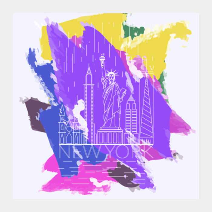 New York Square Art Prints PosterGully Specials