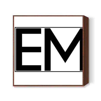 EMINEM | EM | minimal | Square Art Prints