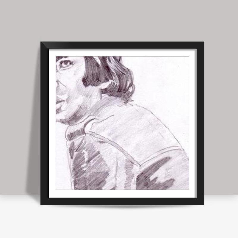 Bollywood superstar Amitabh Bachchan stands tall as an ace performer, decades after his debut  Square Art Prints