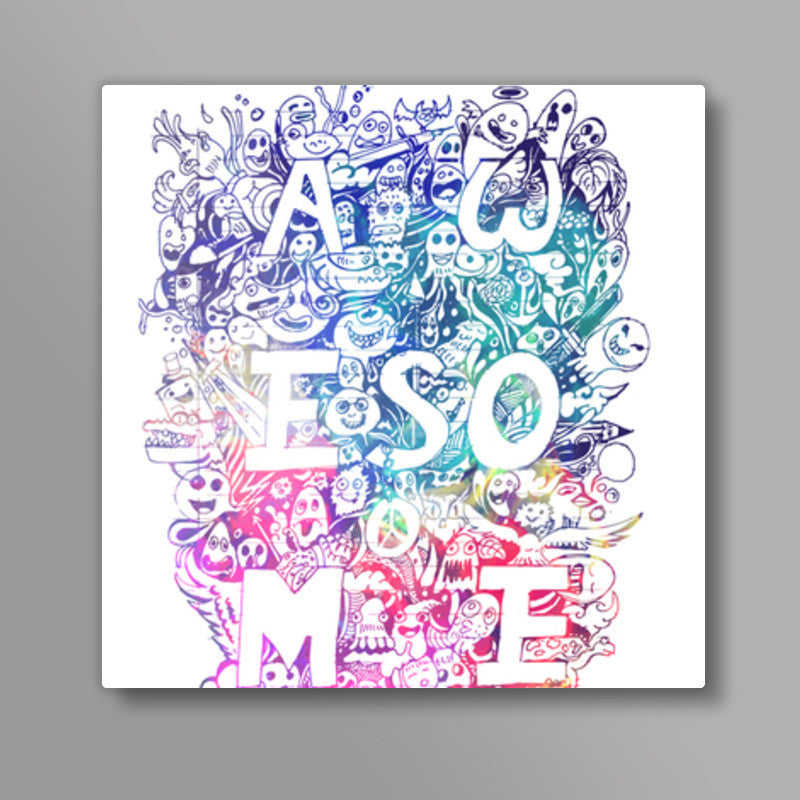 Doodle art Square Art Prints