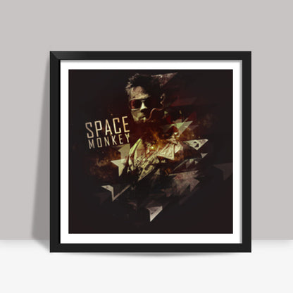 Fight club Space Monkey Square Art Prints