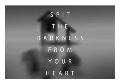 SPIT THE DARKNESS Wall Art