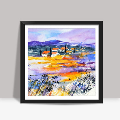 Watercolour provence 69 Square Art Prints