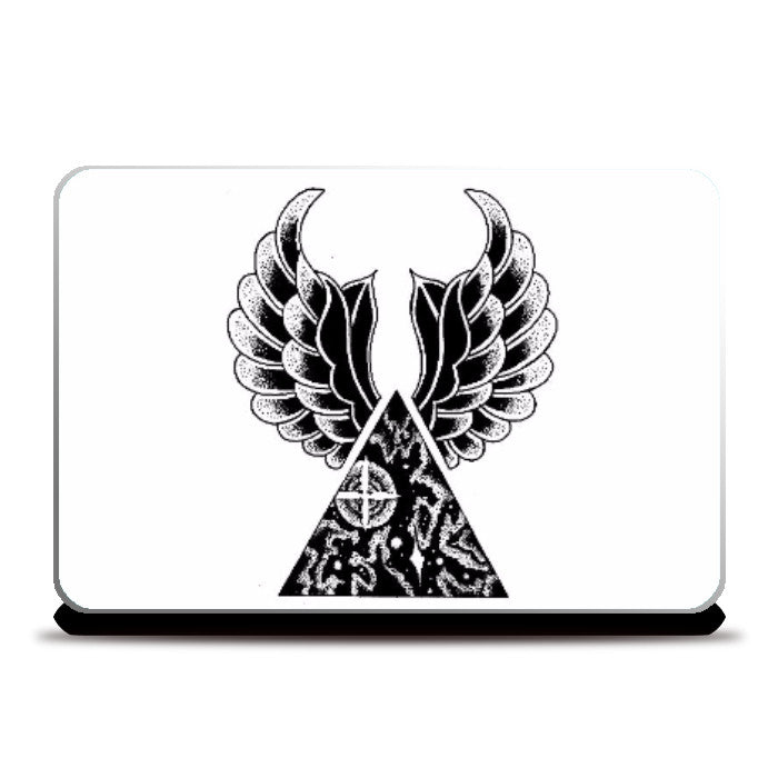 Laptop Skins, Wings Drawing Cosmic Laptop Skin