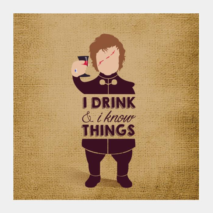 Tyrion Lannister - Game Of Thrones Square Art Prints PosterGully Specials