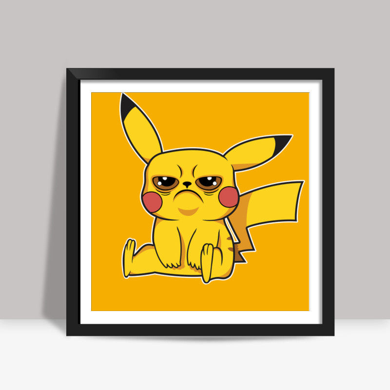 pikachu Square Art Prints