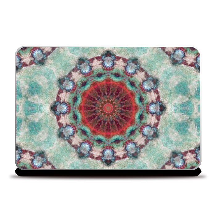 Laptop Skins, red kaleidoscope Laptop Skin