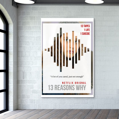 13 Reasons Why | Netflix Orignal | Hannah Baker Wall Art