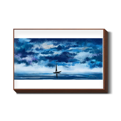 The Solitary Boat Wall Art