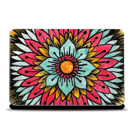 Watercolour Mandala Laptop Skins