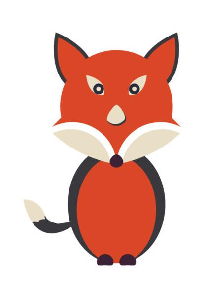 PosterGully Specials, Illustration Fox Wall Art