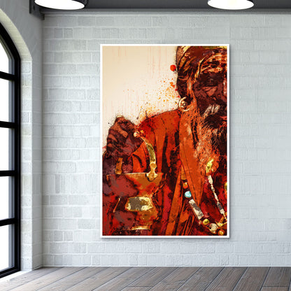 Sadhu artwork Wall Art