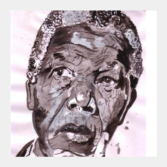 Square Art Prints, Equality was the only colour that Nelson Mandela could see Square Art Prints