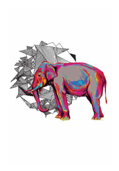 Wall Art, Elephant Dimensions | Lotta Farber, - PosterGully